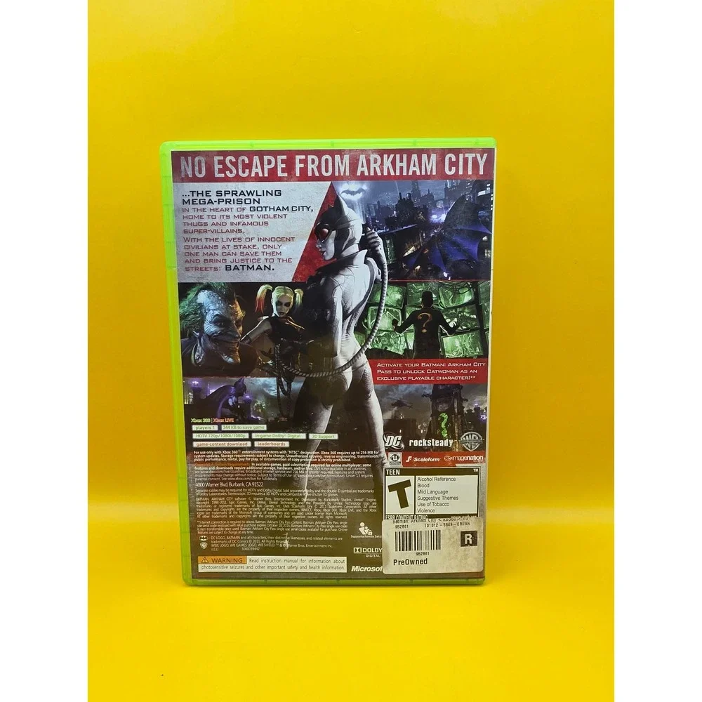 Batman: Arkham City (Microsoft Xbox 360, 2011) CIB Complete In Box
